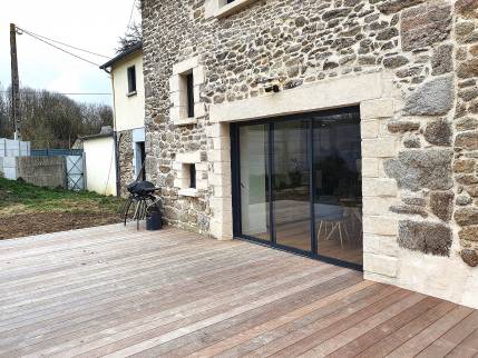 rénovation d'une maison à Quévert