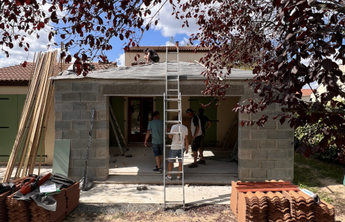 Prochainement - Extension de 20 m² à Vertou - travaux en cours