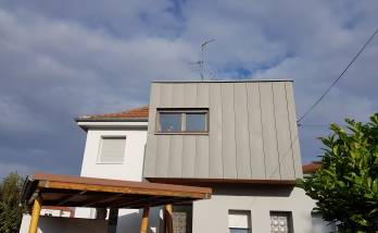 Bardage zinc et Isolation Thermique Extérieure à Cronenbourg