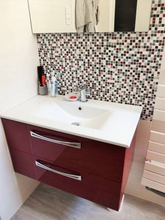 Dardilly : Rénovation complète d'une salle de bains, Maison située à Lyon - Monts d'Or