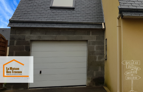 Agen - Agrandissement de garage 🚗 Finalisation d’un garage attenant avec porte motorisée et finitions soignées. Un gain d’espace et de praticité au quotidien.