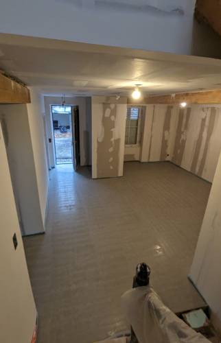 Début d’une rénovation complète d’une maison de maître à Ruy Montceau
