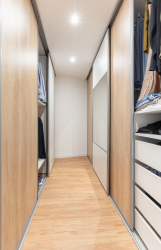 Extension de maison avec ossature et bardage bois à Vertou