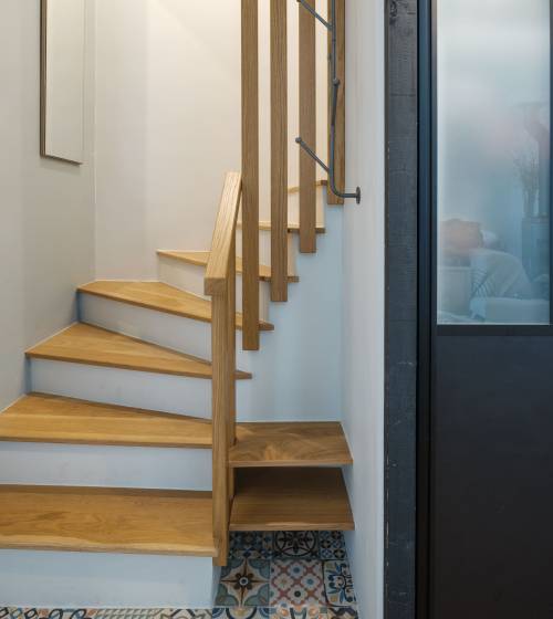 Rénovation intérieure- zone entrée/ escalier- VERTOU