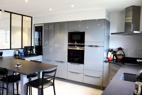 Rénovation de cuisine avec implantation en G - Wattrelos 59150