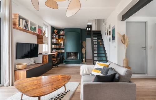 Extension rénovation de maison à Vertou- salon