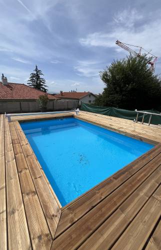 Création d'une piscine à Saint Jus Saint Rambert ( 42170 )