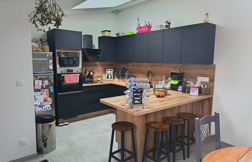 Création cuisine Réno maison ancienne Beaurains