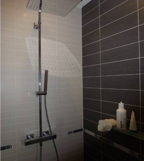 Rénovation réussi de la douche