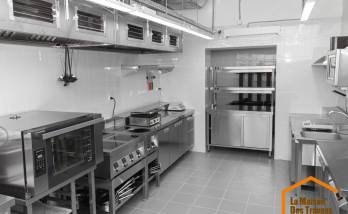renovation de cuisine professionnelle d'un restaurant