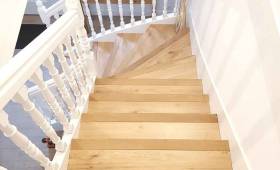 Rénovation d'escalier dans une maison