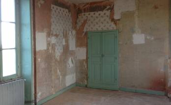 Mur avant rénovation