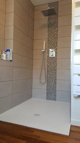 Rénovation de salle de bain avec douche ouverte - La Grande Motte 34280