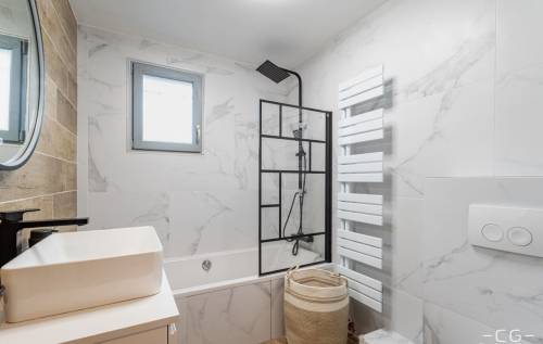 Création de salle de bain avec douche et baignoire combinées - Guilherand-Granges 07500