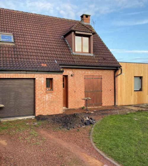 Extension en bois