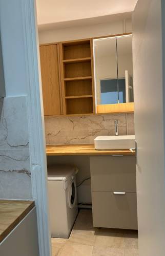 Appartement rénové à Paris 17 ,  cuisine et salle de bain