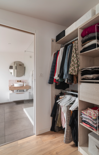 Création d'une suite parentale à Bouguenais - dressing