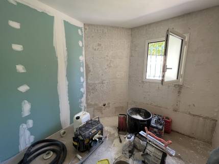 rénovation de salle de bain en cours