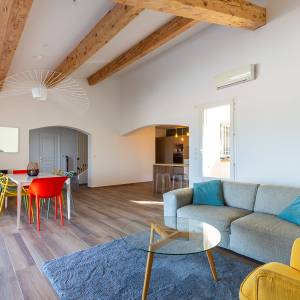 Rénovation pièce à vivre d'une villa bord de mer - Corinne Palermo - La Maison Des Architectes