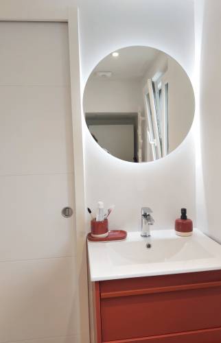 Vasque et miroir