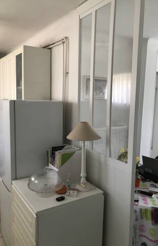 Prise de cote et montage cloison cuisine en appartment à Aubagne (13400) 
