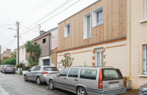Surélévation de maison de 40 m² à Rezé - extérieur
