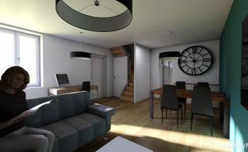 Visuel 3D pour la future rénovation et extension de la maison à Saint Brieuc