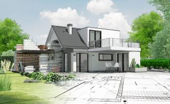 extension de maison plan Varces 