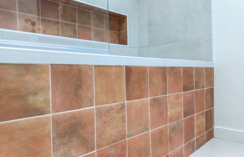 Baignoire et faïence zellige