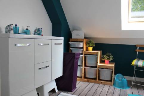 Salle de bain sous combles Saint-Jean-le-Blanc