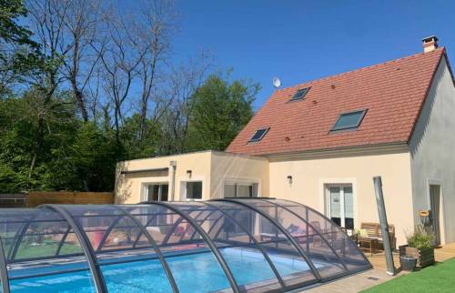 Extension maison avec piscine