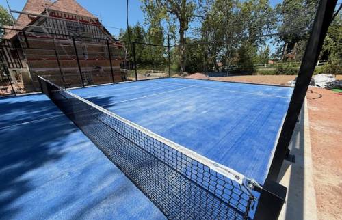 détail du terrain de padel