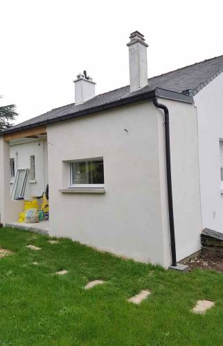 L'extension de la maison terminée 1