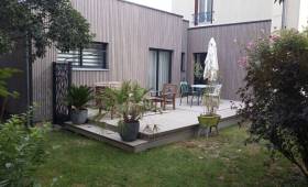 Extension bois et terrasse
