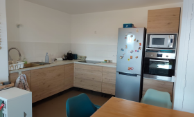 Cuisine d'angle en bois