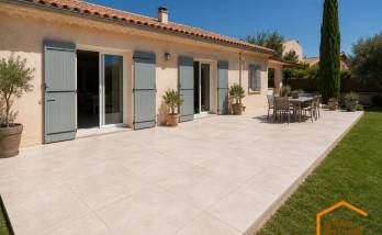 terrasse carrelée