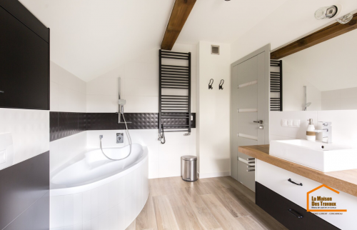 salle de bain renovée