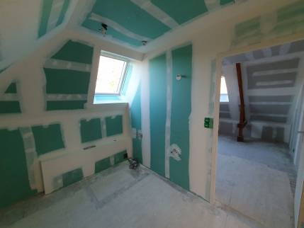 Avancement des travaux d’aménagement des combles