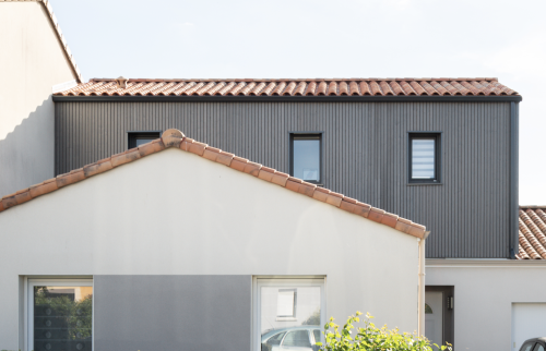 Surélévation de 35 m² à Rezé en ossature bois