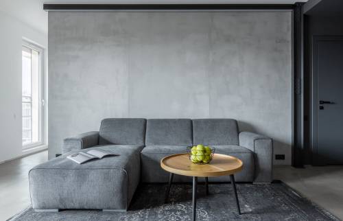 Salon gris anthracite