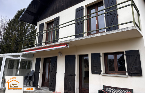  extension de maison à Chamonix, agrandissement maison Chamonix, création pièce de vie supplémentaire, rénovation maison Haute-Savoie, la maison des travaux chamonix