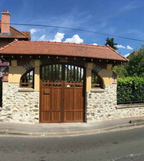 Murets en meulière rénovés à Boussy-Saint-Antoine (91800)