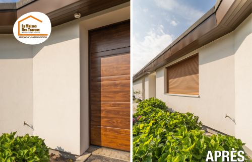 façade moderne Vulbens, projet ITE Douvaine, devis menuiserie Reignier-Esery, isolation thermique Sciez, rénovation maison Saint-Julien-en-Genevois