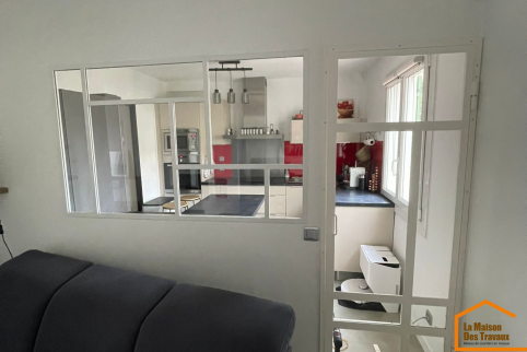 pose d'une verrière