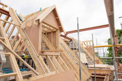 Surélévation en bois (fenêtre)