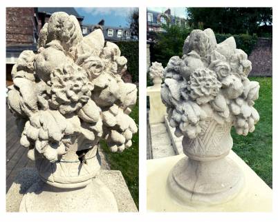 Réparation d'un pot de fleur en ciment