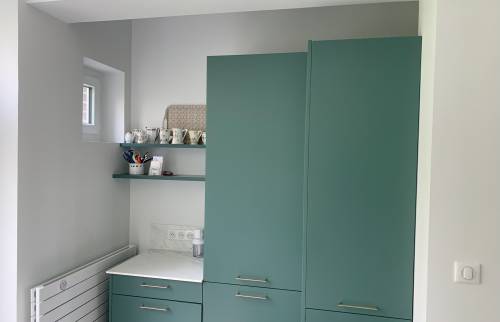 Cuisine et verrière La Maison des Travaux Rouen 5