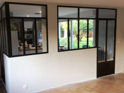 Verrière style industrielle 