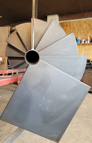 Réalisation escalier helicoïdal