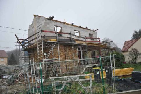 Construction d'une surélévation de maison - Verneuil-l'étang 77390